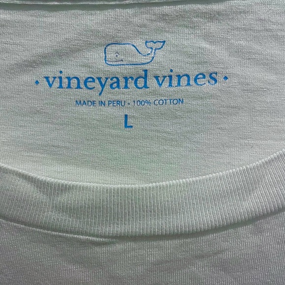 Vineyard Vines White and Red Graphic Tee - Picture 5 of 5